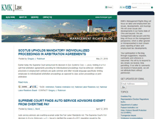 Tablet Screenshot of labor-employment.kmklaw.com