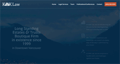 Desktop Screenshot of kmklaw.net