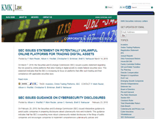 Tablet Screenshot of corporate-securities.kmklaw.com
