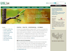 Tablet Screenshot of kmklaw.com